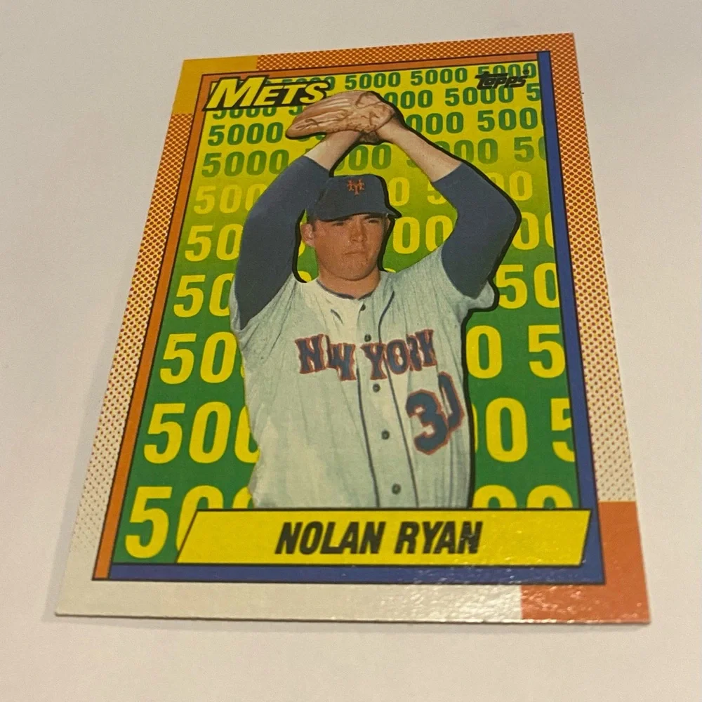 Nolan Ryan 1990 Topps Baseball Card #2 *The Mets Years ( 1965-1970)* Vintage